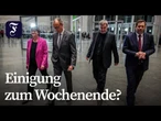 Sondierungen zwischen SPD und Union: „Kommen gut voran“