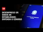 Desemprego no Brasil dá sinais de estabilidade; veja a análise | CNN PRIME TIME