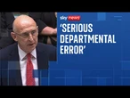 Defence secretary speaks after MoD data breach revealed