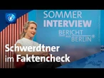 ARD-Sommerinterview: Linken-Chefin Schwerdtner im Faktencheck