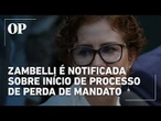 Carla Zambelli é notificada pela CCJ sobre início de processo de perda de mandato