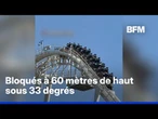 Angleterre: en pleine canicule, deux attractions tombent en panne à 60 mètres de haut