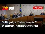 STF julga 'uberização' e pode mudar regras para motoristas de aplicativo; acompanhe sessão ao vivo