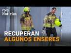 INCENDIO VALENCIA: Los BOMBEROS rescatan las CAJAS FUERTES y PERTENENCIAS de varios VECINOS | RTVE