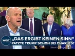 WINDSOR: Donald Trump mit Melania zu Besuch bei Charles und Camilla! Erste Patzer in der Etikette