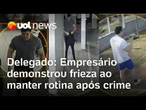 Delegado diz que empresário que matou gari manteve rotina para ocultar crime: 'Demonstrou frieza'