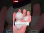 Huge hailstones and heavy rain hits Spain