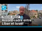 Accord-cadre entre Liban et Israël, qui laisse deux "zones pilotes" à l'armée libanaise