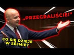 "Jak ja przegrałem wybory to tak żeście mi nie klaskali". Co się dzieje w Sejmie? #sejm #wybory