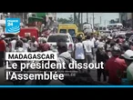 Madagascar : le président dissout l'Assemblée avant un vote pour abandon de poste le visant