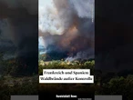 Waldbrände in Frankreich und Spanien außer Kontrolle