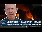 LIBANON: Israel greift Hisbollah-Finanzinstitut Al-Qard Al-Hassan in Beirut an!