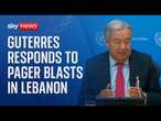 United Nations Secretary General Antonio Guterres holds news conference - Watch live