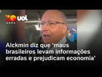 Após tarifaço, Alckmin diz que ‘maus brasileiros levam informações erradas e prejudicam a economia’