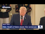 LIVE: President Trump attends Grand Prix showcase at the White House