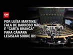 Análise: Fala de Barroso não é “carta branca” para Câmara legislar sobre 8/1 | BASTIDORES CNN