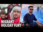 Small boat migrant 'celebrates getting UK refugee status – by going on holiday to Afghanistan'