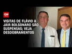 Moraes suspende visita de Flávio a Jair Bolsonaro por 90 dias; veja desdobramentos