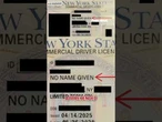 Illegal migrant apprehended with SHOCKING words on NY driver's license