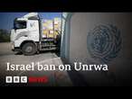 Israeli parliament votes to ban Unrwa in Israel | BBC News