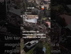 Imagens mostram casas destruídas e igreja histórica desmoronando após terremoto no Peru