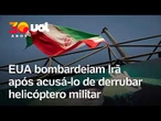 Conflito entre EUA e Irã: Trump lança ataques após queda de helicóptero militar