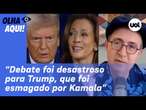 Reinaldo: Kamala esmagou Trump no campo da razão durante debate, e ele se perdeu; vamos ver na urna