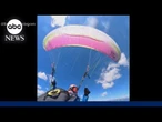 Paraglider's canopy struck by plane over Austrian Alps