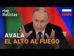 RUSIA: PUTIN se abre a un ALTO al FUEGO con UCRANIA siempre y cuando derive en una "PAZ DURADERA" |