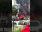 Colisão entre helicópteros causa incêndio e mortes no Rio de Janeiro
