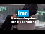 Emmanuel Macron s'exprime sur les sanctions contre l'Iran sur France 24 • FRANCE 24