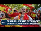 UEFA-FRAUEN-EM - SCHWEIZ: Spanische Fans beflügelt - Top-Favorit steht im Halbfinale #sport