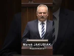 Jakubiak gasi marszałka Sejmu!