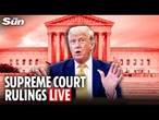 LIVE: Supreme Court weighs sweeping Trump executive powers in historic rulings