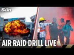 LIVE: Taiwan holds annual air-raid exercise as residents take shelter