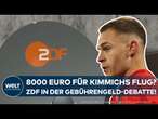 ZDF IN DER KRITIK: Kimmichs Privatflug soll mit Gebührengeldern bezahlt worden sein!