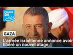 L'armée israélienne annonce avoir libéré un nouvel otage à Gaza • FRANCE 24