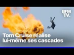 Tom Cruise décroche son premier record du monde en sautant 16 fois avec un parachute enflammé
