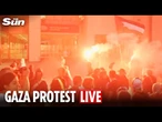 LIVE: Protesters clash with Police in Barcelona as crowds rally in support of Global Sumud Flotilla