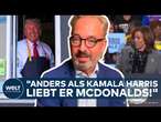 US-WAHLKAMPF: Fleischhauer über Trumps PR-Stunt bei McDonalds! 