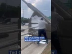 Ted Cruz paints over anti-Charlie Kirk graffiti