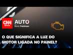 Luz do motor acende, mas carro anda normal: o que fazer?