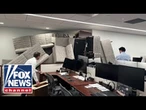 PHOTO: Workers barricade themselves to stay safe during shooting