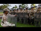 US Major General talks about deployment of marines to LA - watch live