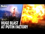 Russian city ROCKED by massive explosion at major manufacturing plant after Ukraine drone strike