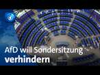 Einberufung des alten Bundestages: AfD reicht Klage ein