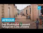 Des milliers de Burkinabè fuyant le terrorisme trouvent refuge en Côte d'Ivoire • FRANCE 24