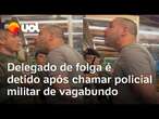 Delegado embriagado é detido após desacatar policial militar no Ceará: 'Vagabundo'; Veja vídeo