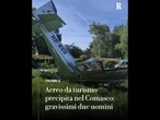 Cade un aereo da turismo nel Comasco: gravissimi due uomini