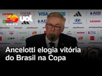 Ancelotti elogia vitória do Brasil na Copa do Mundo contra a Escócia: 'Agora somos uma equipe'